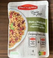 Mängden socker i Duo de Haricots et Fèves aux légumes grillés