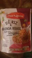 Mängden socker i Blé riz et quinoa rouge façon teriyaki