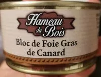 Mängden socker i Bloc de foie gras de canard