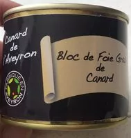 Mängden socker i Bloc de foie gras de canard