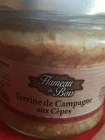 Mängden socker i Terrine de campagne aux cèpes