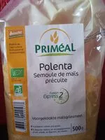Mängden socker i Polenta, Semoule de maïs précuite