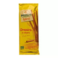 Mängden socker i Gressins au sésame à l'huile d'olive