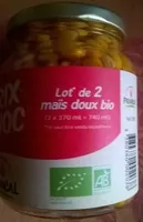 Mängden socker i Maïs doux