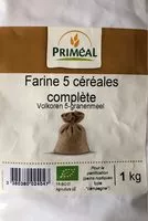 Mängden socker i Farine 5 Céréales Complète Bio
