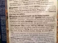 Mängden socker i Mescia de Petit Épeautre de Haute Provence