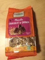 Mängden socker i Muesli Chocolat & quinoa