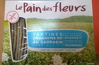 Mängden socker i Tartines craquantes bio au sarrasin sans gluten
