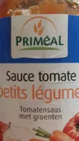 Mängden socker i Sauce Tomate Petits légumes