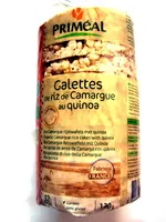 Mängden socker i Galettes de riz de Camargue au quinoa