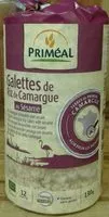 Mängden socker i Galettes de Riz de Camargue au sésame