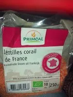 Mängden socker i Lentilles corail
