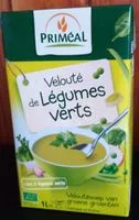 Mängden socker i Velouté de Légumes Verts
