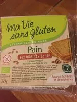 Mängden socker i Pain Graines De Lin Bio - 375 G - Ma Vie Sans Gluten