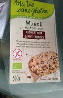 Mängden socker i Muesli Bio Chocolat Noir et Multi-Graines
