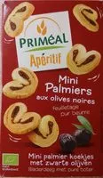 Mängden socker i Mini Palmiers Aux Olives Noires