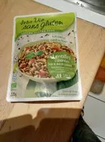 Mängden socker i Lentilles Cuisinées Soja Et Duo De Céréales Bio - 220 G