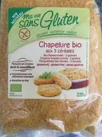 Mängden socker i Chapelure 3 Céréales Bio - 220 G - Ma Vie Sans Gluten