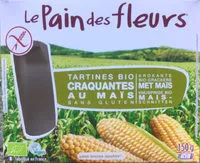 Mängden socker i Tartines craquantes bio au maïs