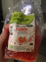 Mängden socker i Fusilli de lentilles corail
