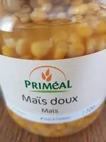 Mängden socker i Maïs doux