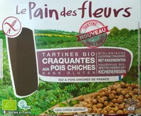 Mängden socker i Tartines Bio craquantes aux pois chiches sans gluten