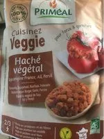 Mängden socker i Haché végétal