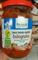 Mängden socker i Sauce tomate végétale bolognaise