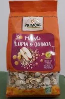 Mängden socker i Müesli Lupin & Quinoa