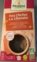 Mängden socker i Pois chiches à la Libanaise