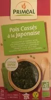 Mängden socker i Pois cassés à la japonaise