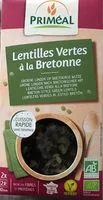 Mängden socker i Lentilles vertes à la bretonne