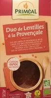Mängden socker i Duo de lentilles à la provençale