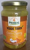 Mängden socker i VEGGIE TOUCH Sauce coco-cirry