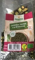 Mängden socker i Lentilles Vertes à la Bretonne
