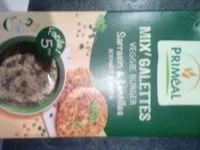 Mängden socker i Mix'galettes sarrazin et lentilles