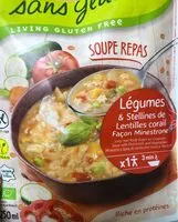 Mängden socker i Soupe repas