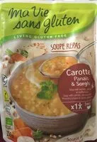 Mängden socker i Soupe carottes panais & Sorgho