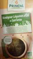 Mängden socker i Boulgour légumes  d'été et sarriette