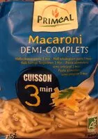 Mängden socker i Macaroni demi-complets