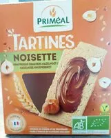 Mängden socker i TARTINES NOISETTES