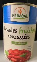 Mängden socker i Tomates fraiches concassées