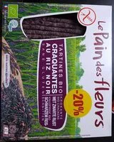 Mängden socker i Tartines bio craquantes au riz noir