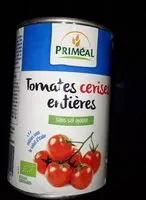 Mängden socker i Tomates cerises entières