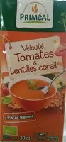 Mängden socker i Velouté Tomates & Lentilles corail