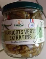 Mängden socker i Haricots verts extra fins