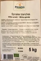 Mängden socker i Pate spirales blanches