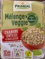 Mängden socker i Mélange veggie chanvre lentilles & boulgour