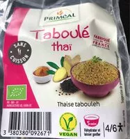 Mängden socker i Taboulé thai