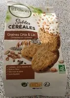 Mängden socker i Sablés céréales Graines de Chia & Lin